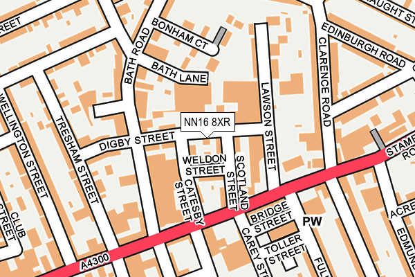 NN16 8XR map - OS OpenMap – Local (Ordnance Survey) NN16 8XR map - OS OpenMap – Local (Ordnance Survey)