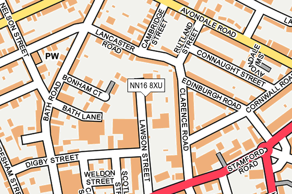 NN16 8XU map - OS OpenMap – Local (Ordnance Survey) NN16 8XU map - OS OpenMap – Local (Ordnance Survey)