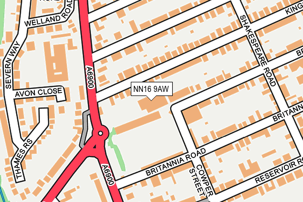 NN16 9AW maps, stats, and open data