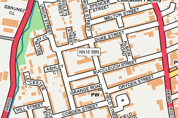 NN16 9BN map - OS OpenMap – Local (Ordnance Survey) NN16 9BN map - OS OpenMap – Local (Ordnance Survey)