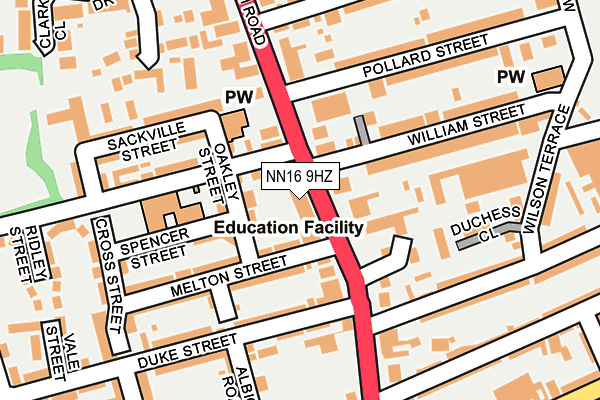 NN16 9HZ map - OS OpenMap – Local (Ordnance Survey) NN16 9HZ map - OS OpenMap – Local (Ordnance Survey)