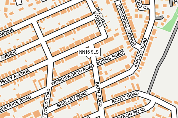 NN16 9LS map - OS OpenMap – Local (Ordnance Survey) NN16 9LS map - OS OpenMap – Local (Ordnance Survey)