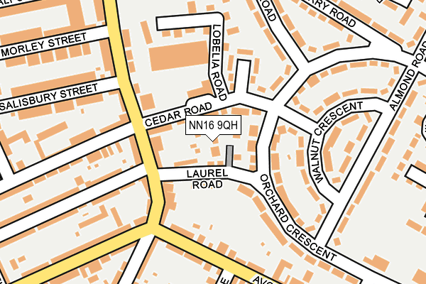 NN16 9QH map - OS OpenMap – Local (Ordnance Survey) NN16 9QH map - OS OpenMap – Local (Ordnance Survey)