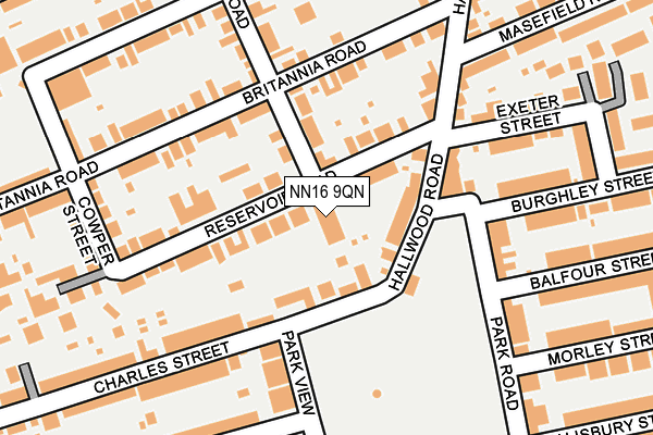 NN16 9QN map - OS OpenMap – Local (Ordnance Survey) NN16 9QN map - OS OpenMap – Local (Ordnance Survey)
