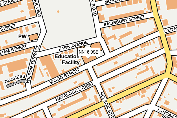 NN16 9SE map - OS OpenMap – Local (Ordnance Survey) NN16 9SE map - OS OpenMap – Local (Ordnance Survey)