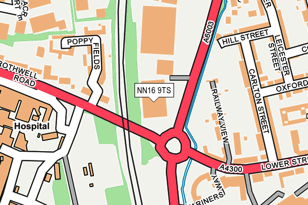 NN16 9TS map - OS OpenMap – Local (Ordnance Survey) NN16 9TS map - OS OpenMap – Local (Ordnance Survey)