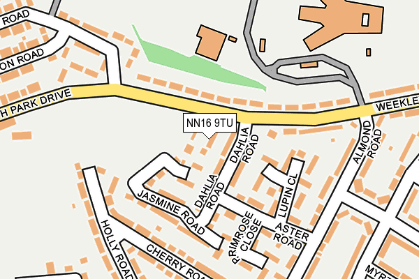 NN16 9TU map - OS OpenMap – Local (Ordnance Survey) NN16 9TU map - OS OpenMap – Local (Ordnance Survey)