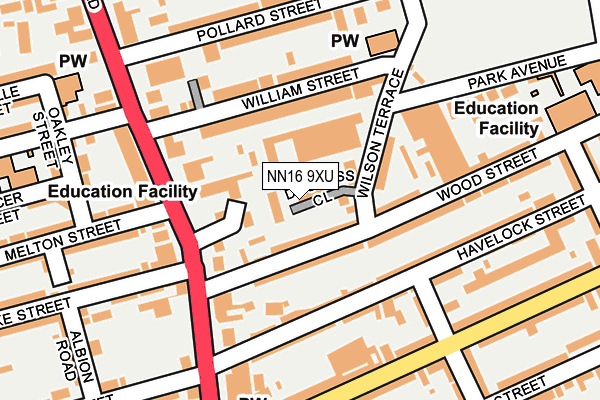 NN16 9XU map - OS OpenMap – Local (Ordnance Survey) NN16 9XU map - OS OpenMap – Local (Ordnance Survey)