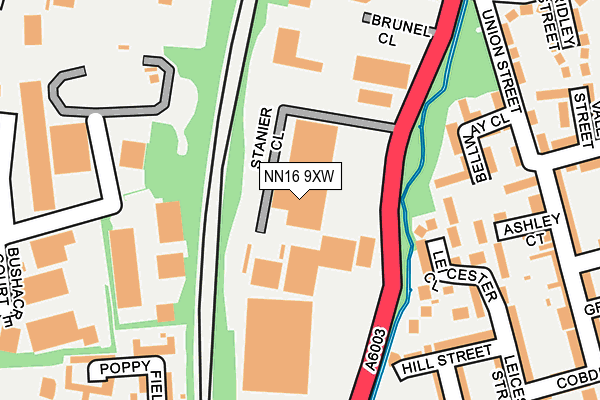 NN16 9XW map - OS OpenMap – Local (Ordnance Survey) NN16 9XW map - OS OpenMap – Local (Ordnance Survey)