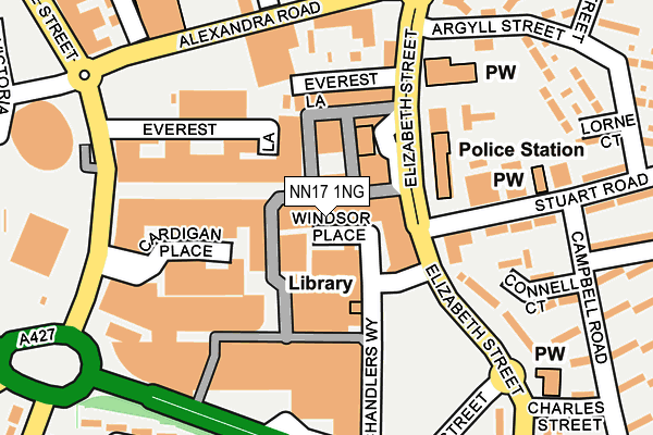 NN17 1NG map - OS OpenMap – Local (Ordnance Survey) NN17 1NG map - OS OpenMap – Local (Ordnance Survey)