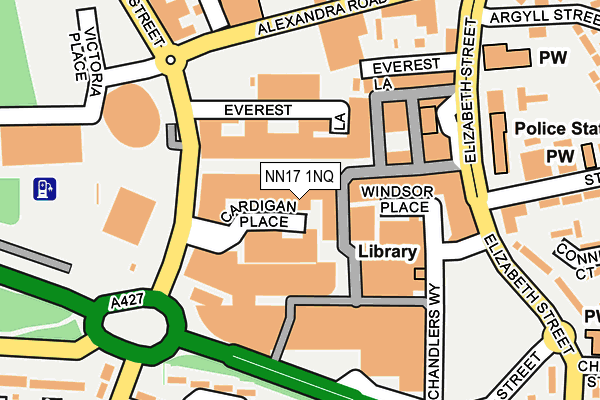 NN17 1NQ map - OS OpenMap – Local (Ordnance Survey) NN17 1NQ map - OS OpenMap – Local (Ordnance Survey)