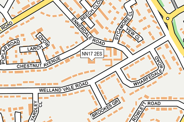 NN17 2ES map - OS OpenMap – Local (Ordnance Survey) NN17 2ES map - OS OpenMap – Local (Ordnance Survey)
