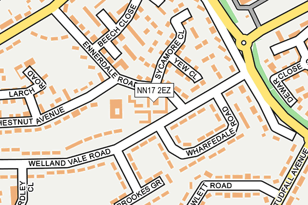 NN17 2EZ map - OS OpenMap – Local (Ordnance Survey) NN17 2EZ map - OS OpenMap – Local (Ordnance Survey)
