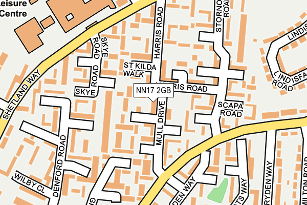NN17 2GB map - OS OpenMap – Local (Ordnance Survey) NN17 2GB map - OS OpenMap – Local (Ordnance Survey)