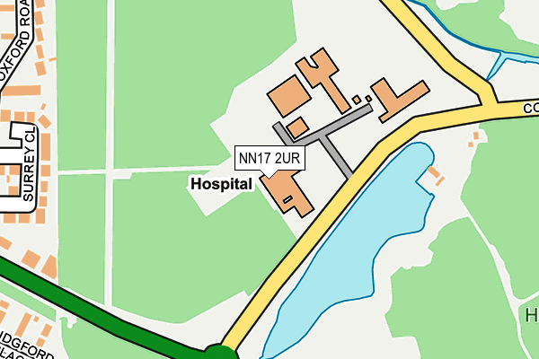 NN17 2UR map - OS OpenMap – Local (Ordnance Survey) NN17 2UR map - OS OpenMap – Local (Ordnance Survey)