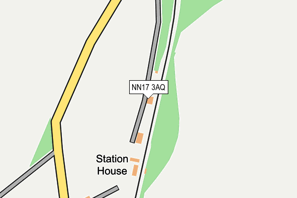 NN17 3AQ map - OS OpenMap – Local (Ordnance Survey) NN17 3AQ map - OS OpenMap – Local (Ordnance Survey)