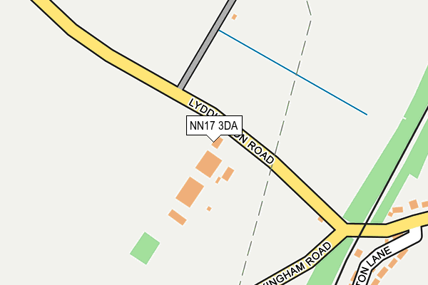 NN17 3DA map - OS OpenMap – Local (Ordnance Survey) NN17 3DA map - OS OpenMap – Local (Ordnance Survey)