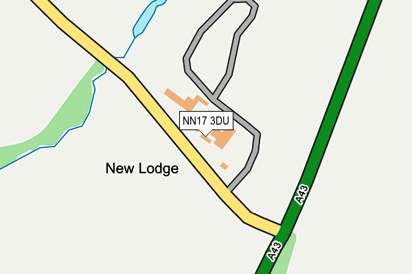 NN17 3DU map - OS OpenMap – Local (Ordnance Survey) NN17 3DU map - OS OpenMap – Local (Ordnance Survey)