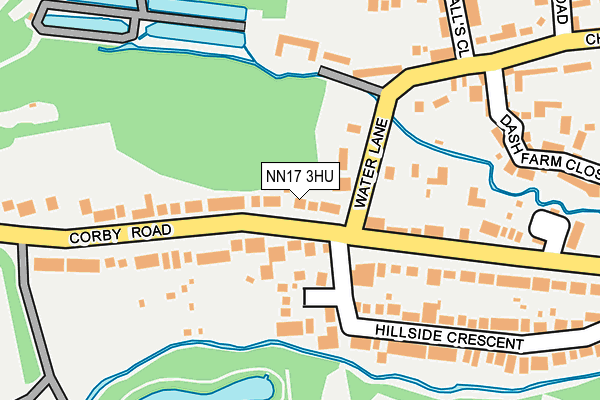 NN17 3HU map - OS OpenMap – Local (Ordnance Survey) NN17 3HU map - OS OpenMap – Local (Ordnance Survey)