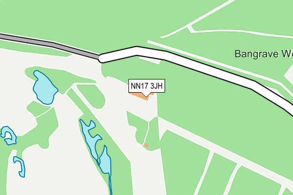 NN17 3JH map - OS OpenMap – Local (Ordnance Survey) NN17 3JH map - OS OpenMap – Local (Ordnance Survey)