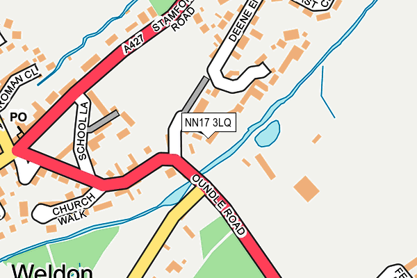 NN17 3LQ map - OS OpenMap – Local (Ordnance Survey) NN17 3LQ map - OS OpenMap – Local (Ordnance Survey)