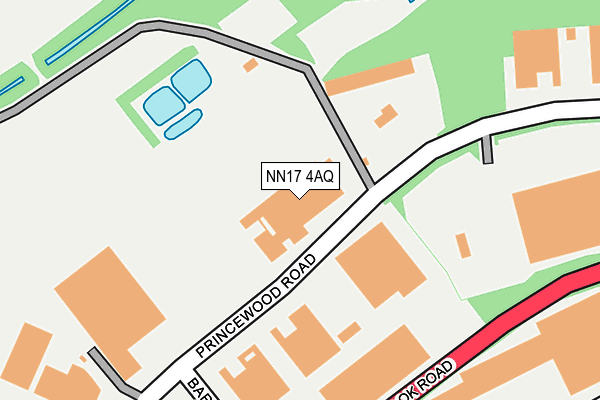 NN17 4AQ map - OS OpenMap – Local (Ordnance Survey) NN17 4AQ map - OS OpenMap – Local (Ordnance Survey)