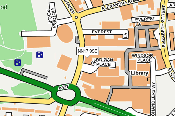 NN17 9SE map - OS OpenMap – Local (Ordnance Survey) NN17 9SE map - OS OpenMap – Local (Ordnance Survey)