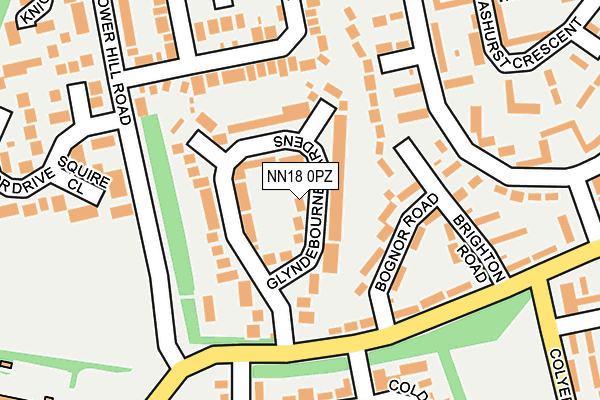 NN18 0PZ map - OS OpenMap – Local (Ordnance Survey) NN18 0PZ map - OS OpenMap – Local (Ordnance Survey)