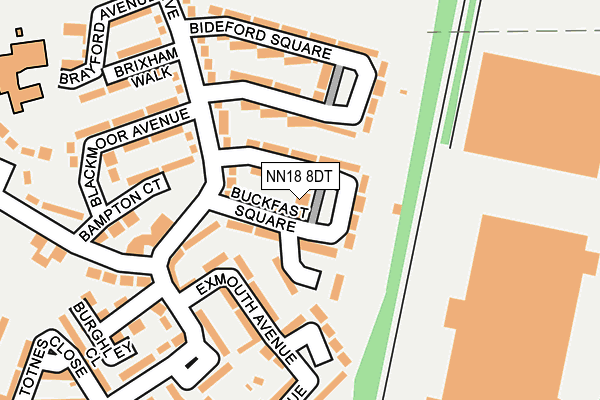 NN18 8DT map - OS OpenMap – Local (Ordnance Survey) NN18 8DT map - OS OpenMap – Local (Ordnance Survey)