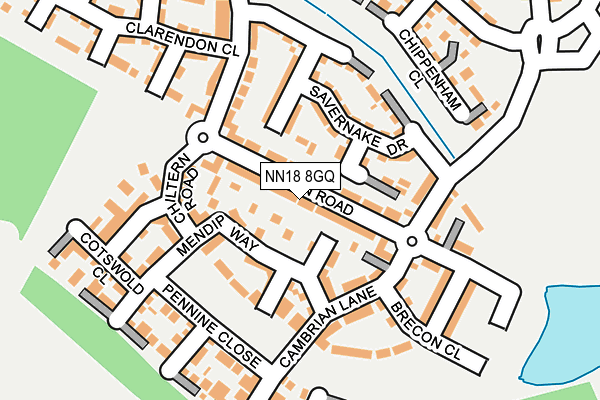 NN18 8GQ map - OS OpenMap – Local (Ordnance Survey) NN18 8GQ map - OS OpenMap – Local (Ordnance Survey)