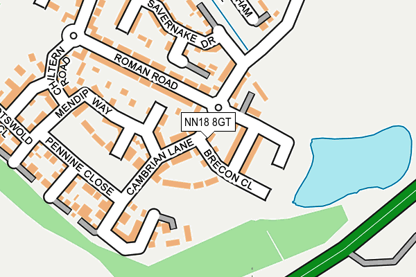 NN18 8GT map - OS OpenMap – Local (Ordnance Survey) NN18 8GT map - OS OpenMap – Local (Ordnance Survey)