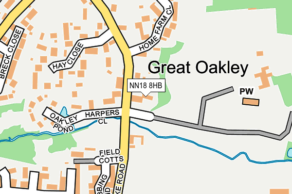 NN18 8HB map - OS OpenMap – Local (Ordnance Survey) NN18 8HB map - OS OpenMap – Local (Ordnance Survey)