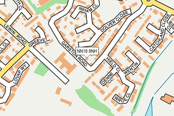 NN18 8NH map - OS OpenMap – Local (Ordnance Survey) NN18 8NH map - OS OpenMap – Local (Ordnance Survey)
