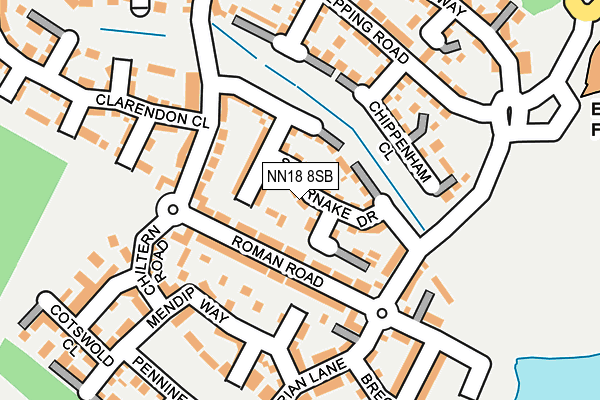 NN18 8SB map - OS OpenMap – Local (Ordnance Survey) NN18 8SB map - OS OpenMap – Local (Ordnance Survey)