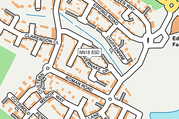 NN18 8SD map - OS OpenMap – Local (Ordnance Survey) NN18 8SD map - OS OpenMap – Local (Ordnance Survey)