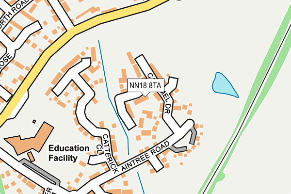 NN18 8TA map - OS OpenMap – Local (Ordnance Survey) NN18 8TA map - OS OpenMap – Local (Ordnance Survey)
