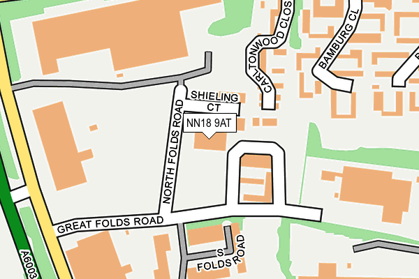 NN18 9AT map - OS OpenMap – Local (Ordnance Survey) NN18 9AT map - OS OpenMap – Local (Ordnance Survey)