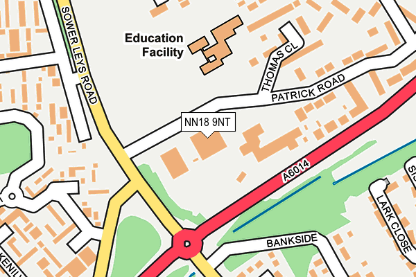 NN18 9NT map - OS OpenMap – Local (Ordnance Survey) NN18 9NT map - OS OpenMap – Local (Ordnance Survey)