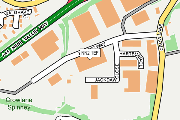 NN2 1EF map - OS OpenMap – Local (Ordnance Survey) NN2 1EF map - OS OpenMap – Local (Ordnance Survey)