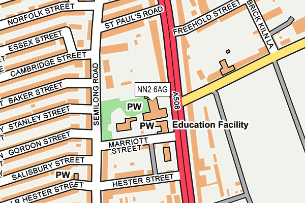 NN2 6AG map - OS OpenMap – Local (Ordnance Survey) NN2 6AG map - OS OpenMap – Local (Ordnance Survey)