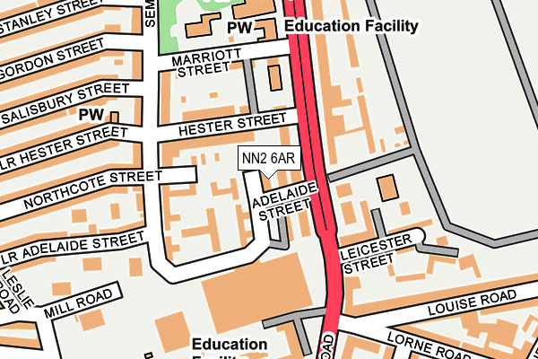 NN2 6AR map - OS OpenMap – Local (Ordnance Survey) NN2 6AR map - OS OpenMap – Local (Ordnance Survey)