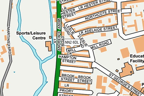 NN2 6DL map - OS OpenMap – Local (Ordnance Survey) NN2 6DL map - OS OpenMap – Local (Ordnance Survey)