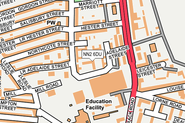 NN2 6DU map - OS OpenMap – Local (Ordnance Survey) NN2 6DU map - OS OpenMap – Local (Ordnance Survey)