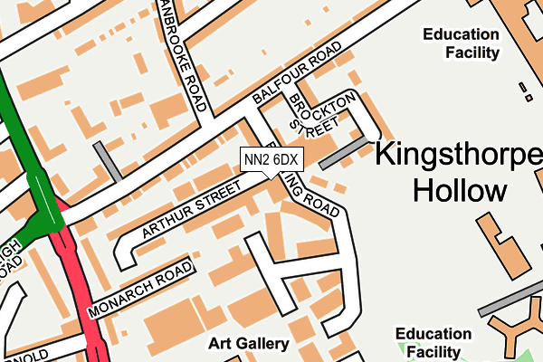 NN2 6DX map - OS OpenMap – Local (Ordnance Survey) NN2 6DX map - OS OpenMap – Local (Ordnance Survey)