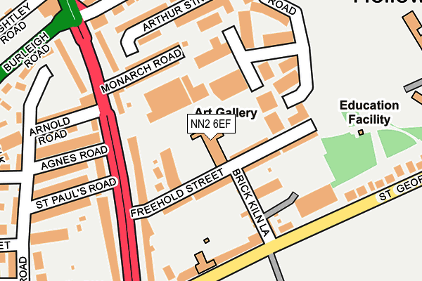 NN2 6EF map - OS OpenMap – Local (Ordnance Survey) NN2 6EF map - OS OpenMap – Local (Ordnance Survey)