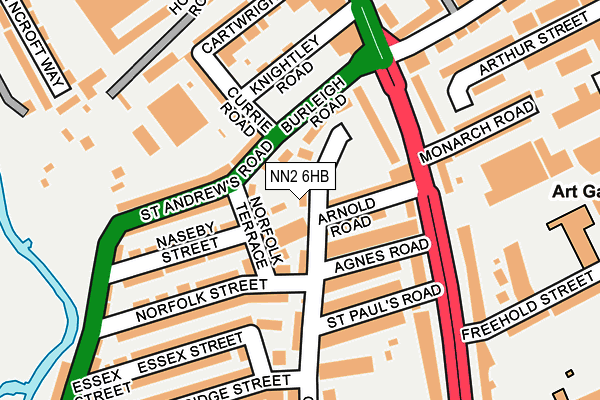 NN2 6HB map - OS OpenMap – Local (Ordnance Survey) NN2 6HB map - OS OpenMap – Local (Ordnance Survey)