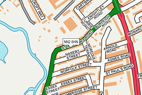 NN2 6HN map - OS OpenMap – Local (Ordnance Survey) NN2 6HN map - OS OpenMap – Local (Ordnance Survey)