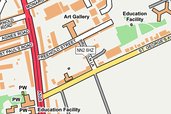 NN2 6HZ map - OS OpenMap – Local (Ordnance Survey) NN2 6HZ map - OS OpenMap – Local (Ordnance Survey)