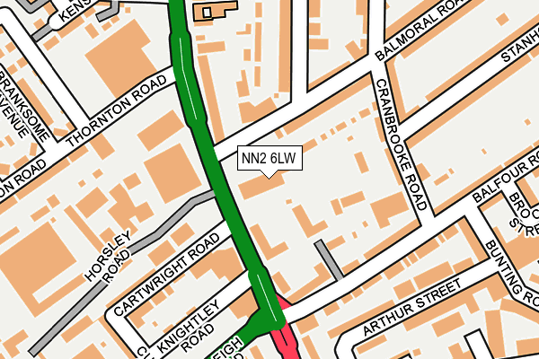 NN2 6LW map - OS OpenMap – Local (Ordnance Survey) NN2 6LW map - OS OpenMap – Local (Ordnance Survey)