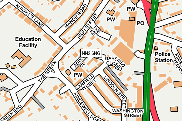 NN2 6NG map - OS OpenMap – Local (Ordnance Survey) NN2 6NG map - OS OpenMap – Local (Ordnance Survey)